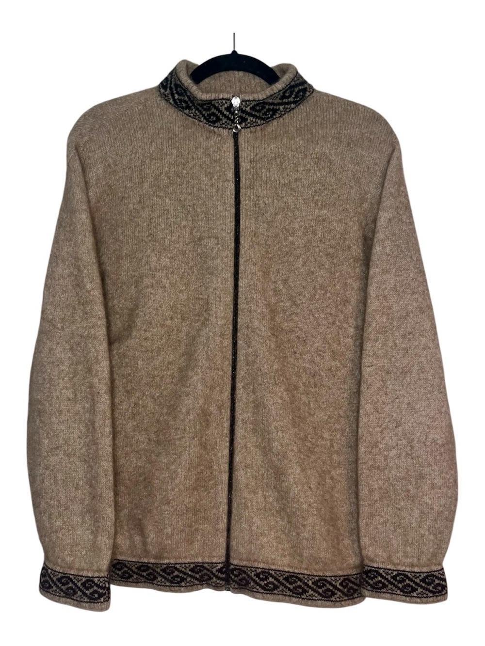 Lothlorian Women’s Full-Zip Cardigan Size Medium - Merino Wool Possum Fur Blend